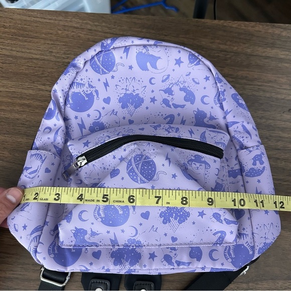 Celestial Cat Collage Mini Backpack OS - Picture 6 of 9